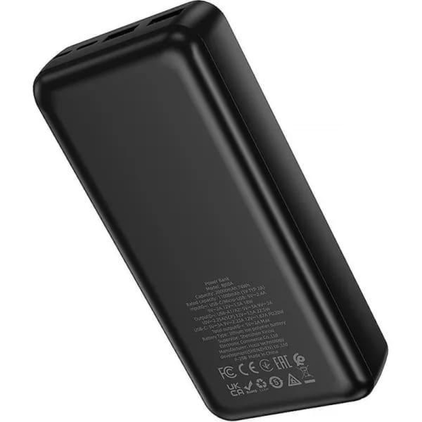 Павербанк Borofone Black 20 000 mAh / 22.5 Вт (6941991121616)