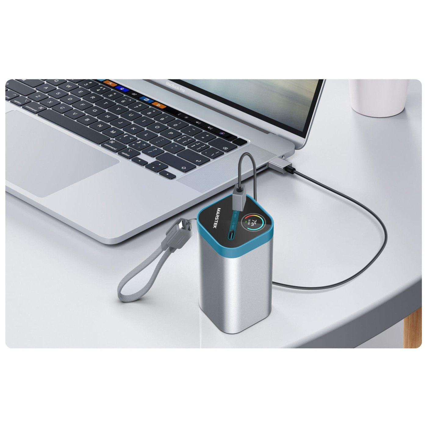 Павербанк Marstek Gray 20 000 mAh / 65 Вт (P327D)