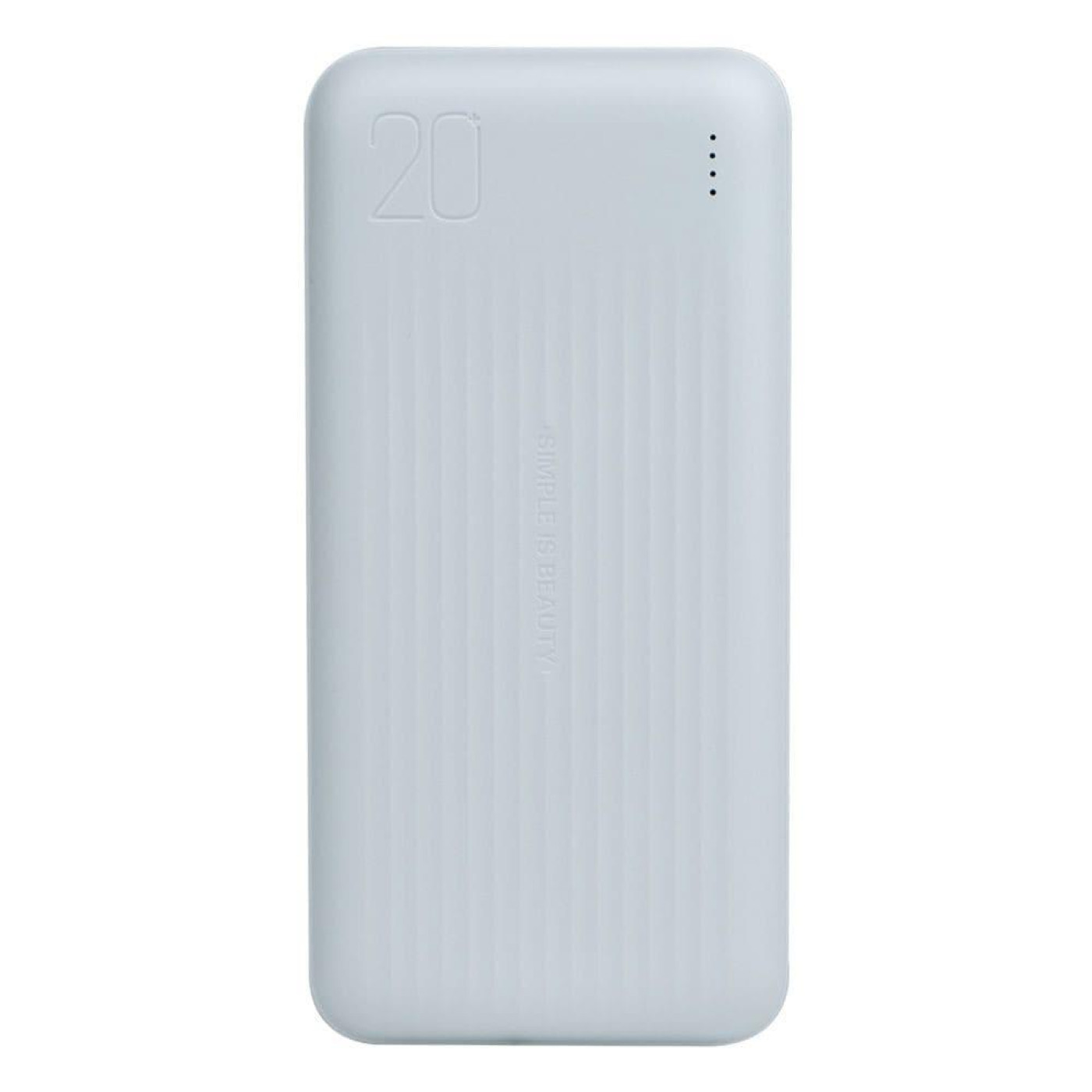 Павербанк XO White 20 000 mAh / 10 Вт (PB302.white)