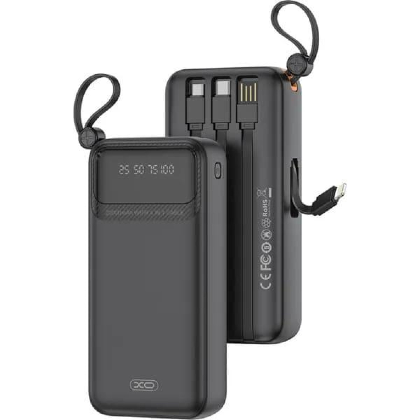 Павербанк XO Black 20 000 mAh / 10 Вт (PR279.black)