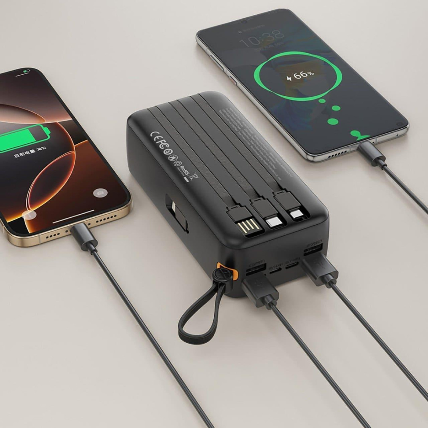 Павербанк XO Black 30 000 mAh / 10 Вт (PR280.black)