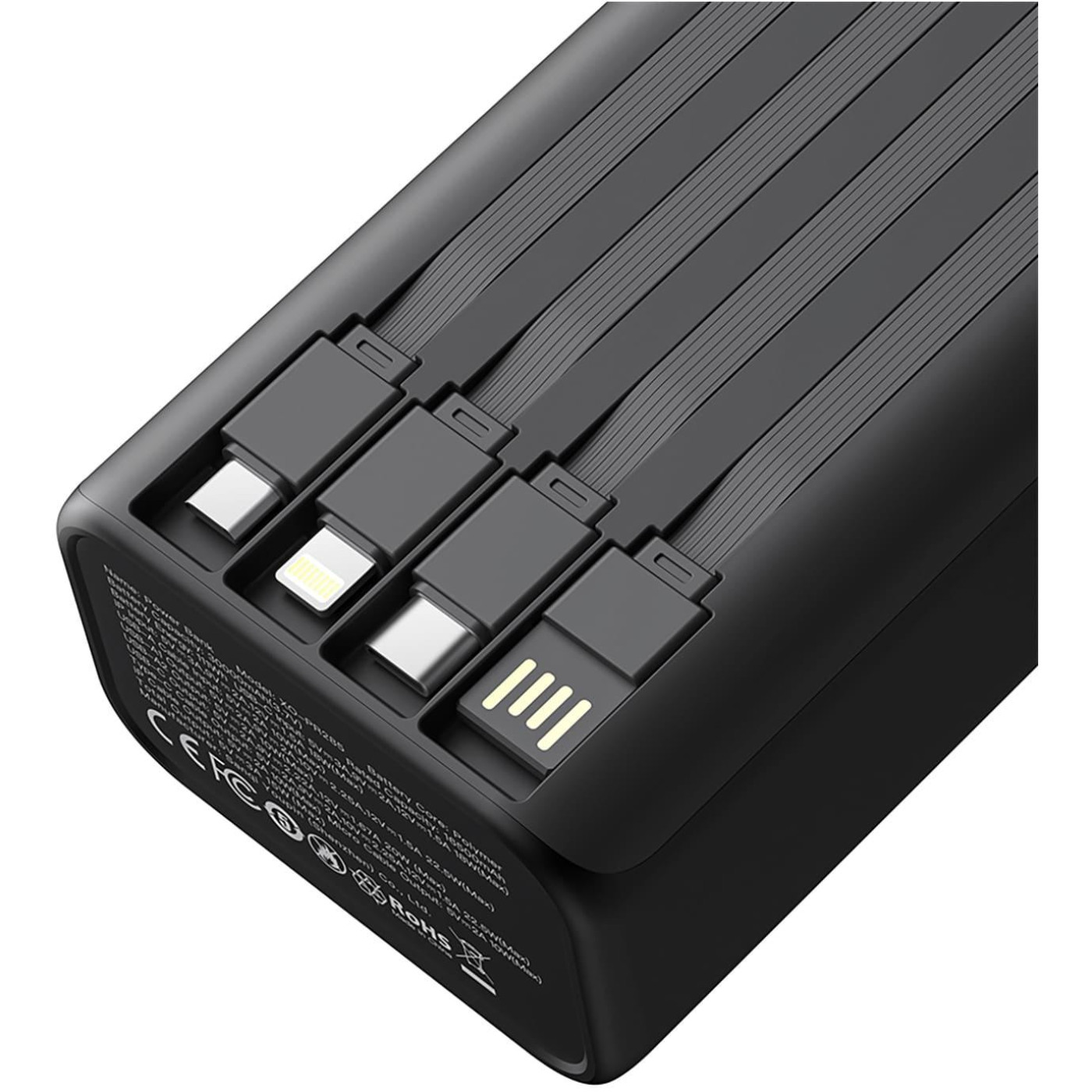 Павербанк XO Black 30 000 mAh / 22.5 Вт (PR285.black)