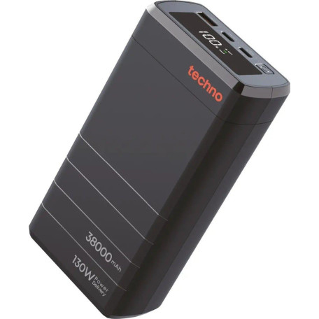 Павербанк Techno Black 38 000 mAh / 130 Вт (PDC130)