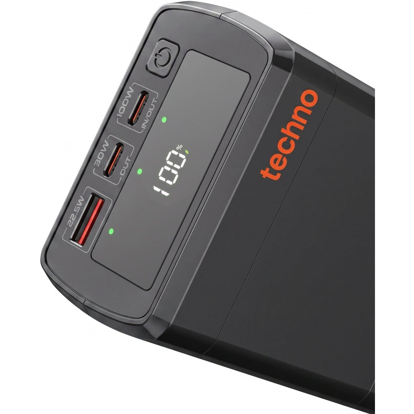 Павербанк Techno Black 38 000 mAh / 130 Вт (PDC130)