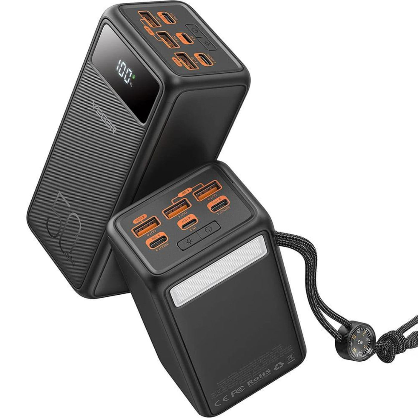 Павербанк Veger Black 50 000 mAh / 22.5 Вт (W5001.black)