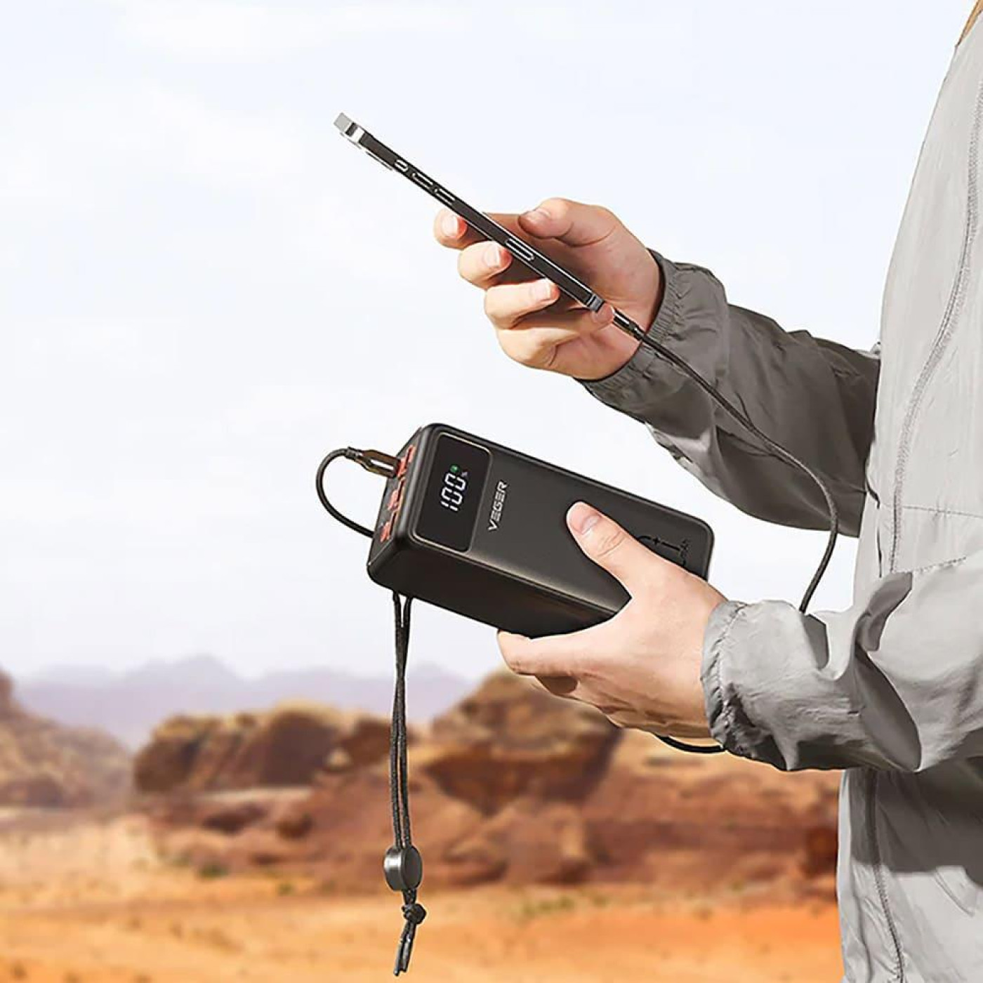 Павербанк Veger Black 50 000 mAh / 22.5 Вт (W5001.black)