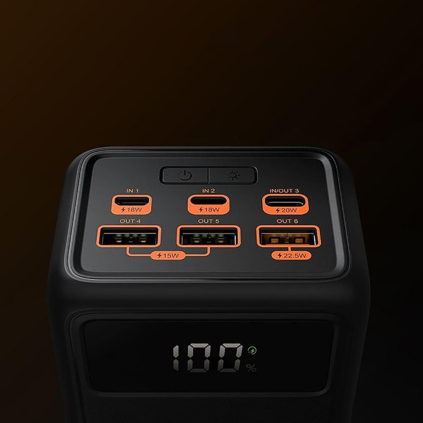 Павербанк Veger Black 50 000 mAh / 22.5 Вт (W5001.black)