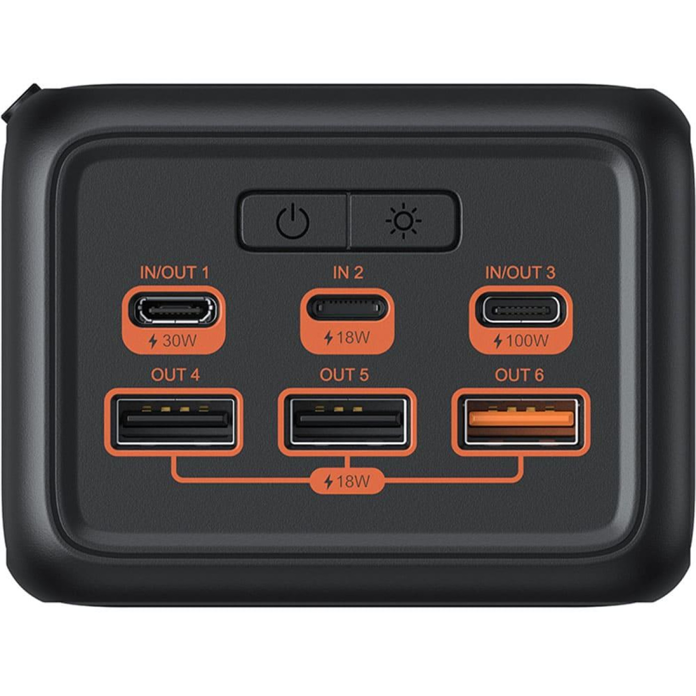 Павербанк Veger Black 56 000 mAh / 130 Вт (W5001C.black)