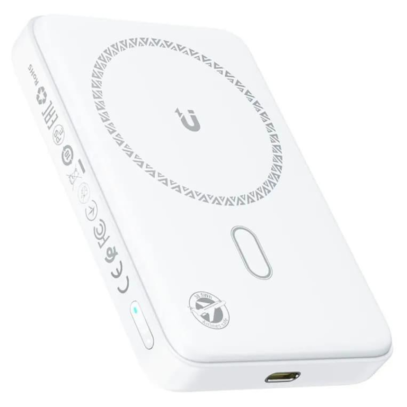 Павербанк Acefast White 10 000 mAh / 15 Вт (6974316285212)