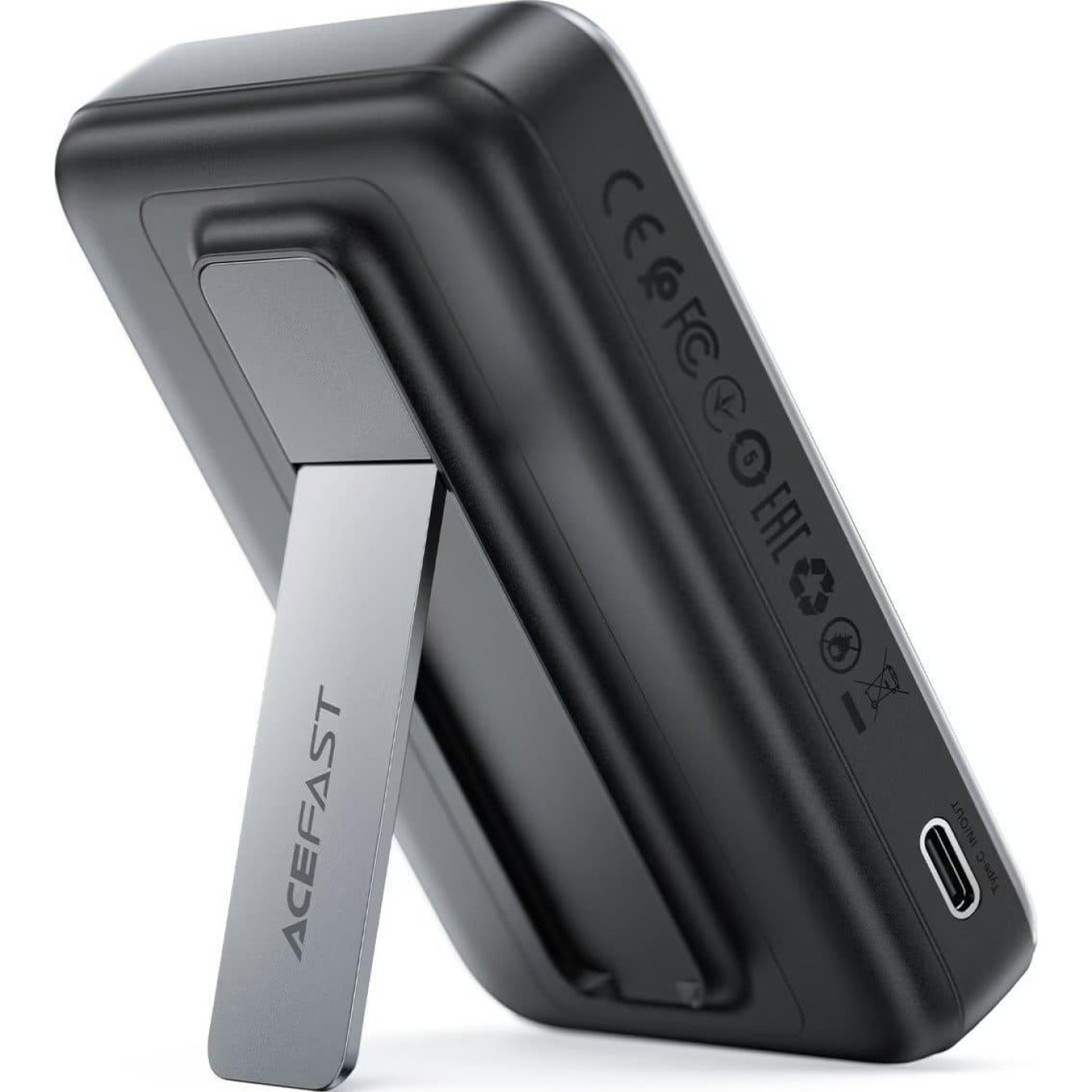 Павербанк Acefast Magnetic Wireless Gray 10 000 mAh / 22.5 Вт (6974316284871)