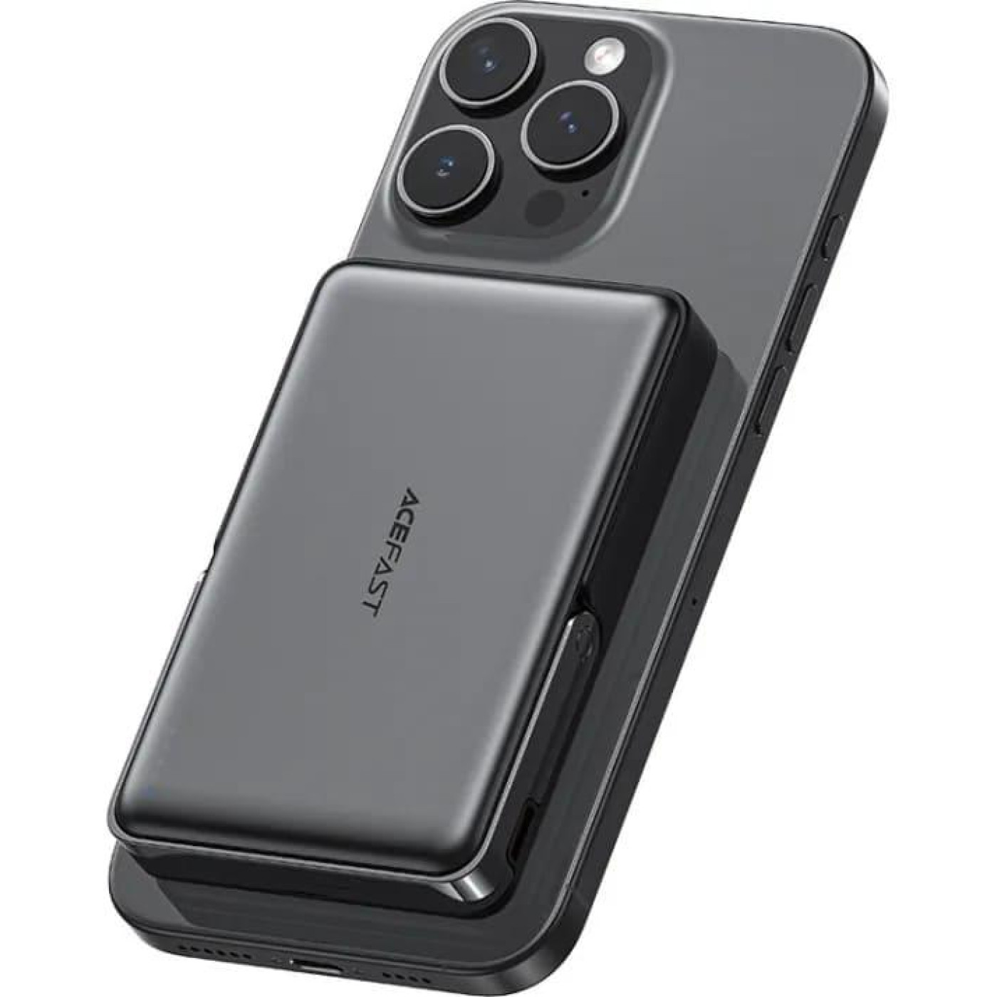 Павербанк Acefast Magnetic Wireless Black 10 000 mAh / 22.5 Вт (6974316284000)