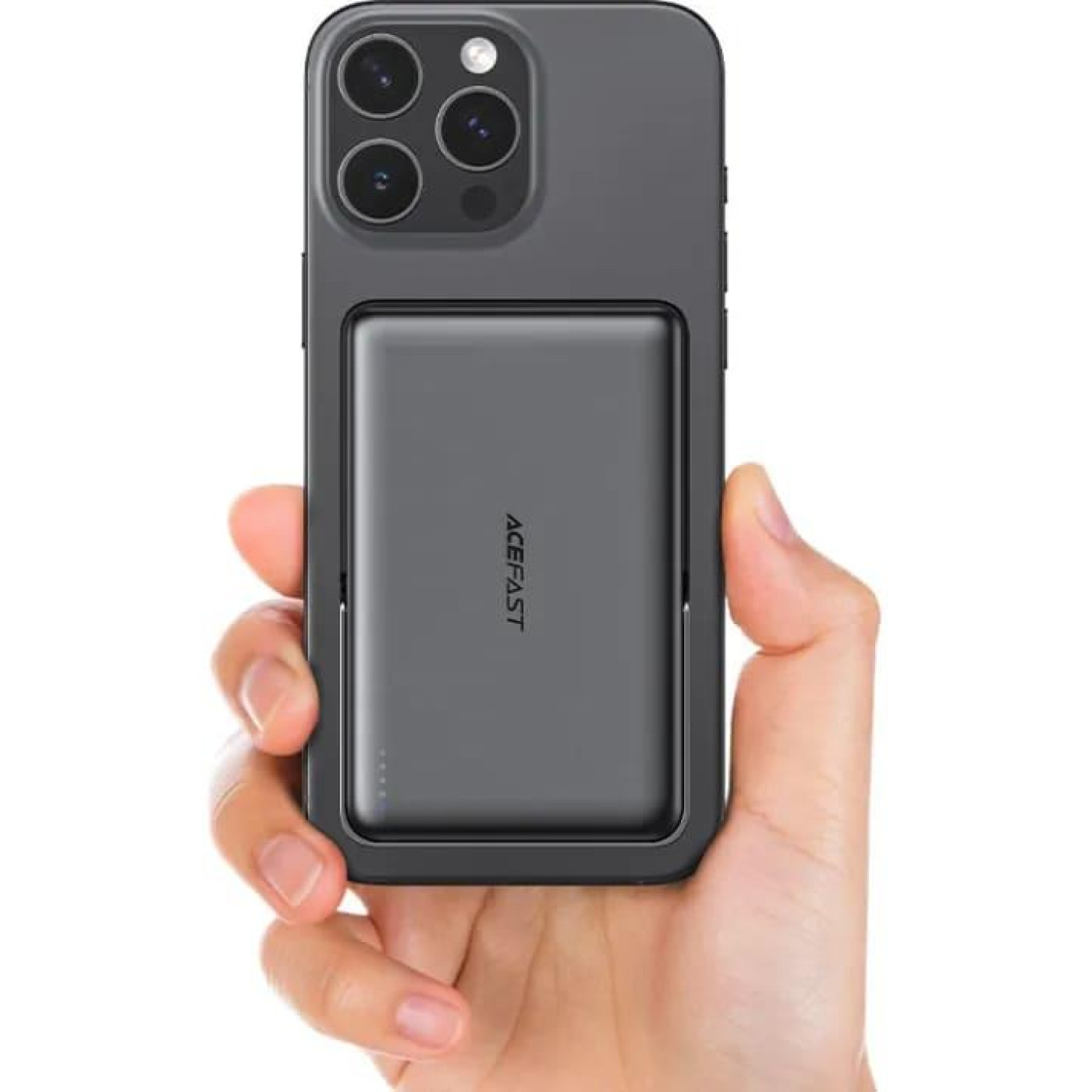 Павербанк Acefast Magnetic Wireless Black 10 000 mAh / 22.5 Вт (6974316284000)