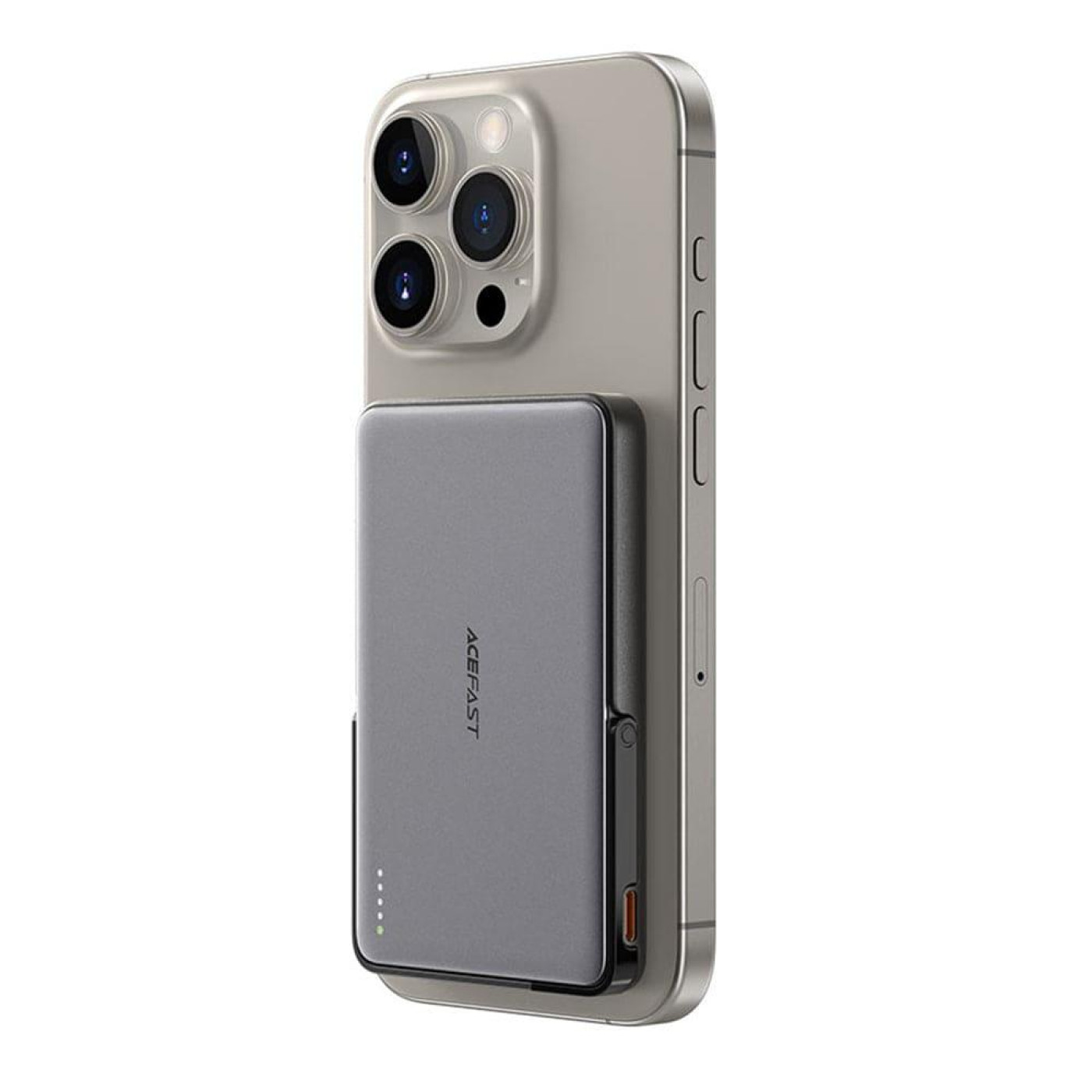 Павербанк Acefast Magnetic Wireless Black 5 000 mAh / 18 Вт (6974316283997)