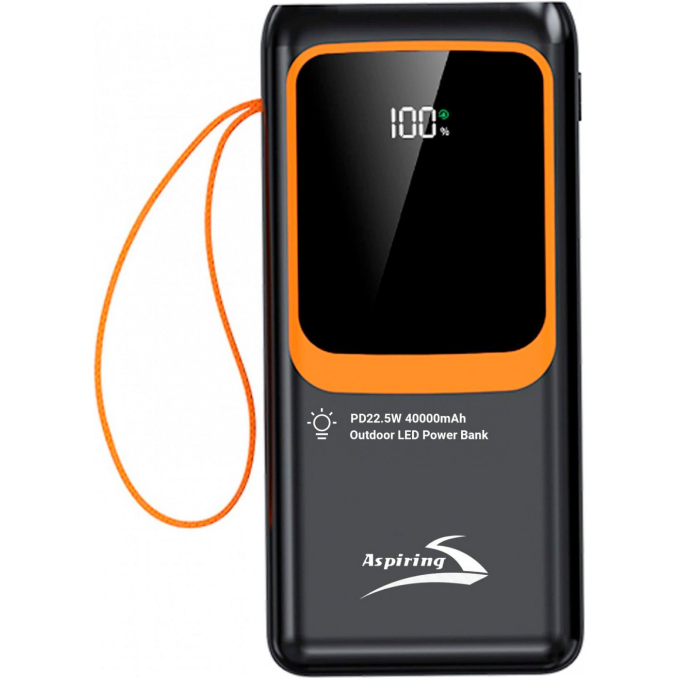 Павербанк Aspiring Black-orange 40 000 mAh / 22.5 Вт (PPLH.L04)
