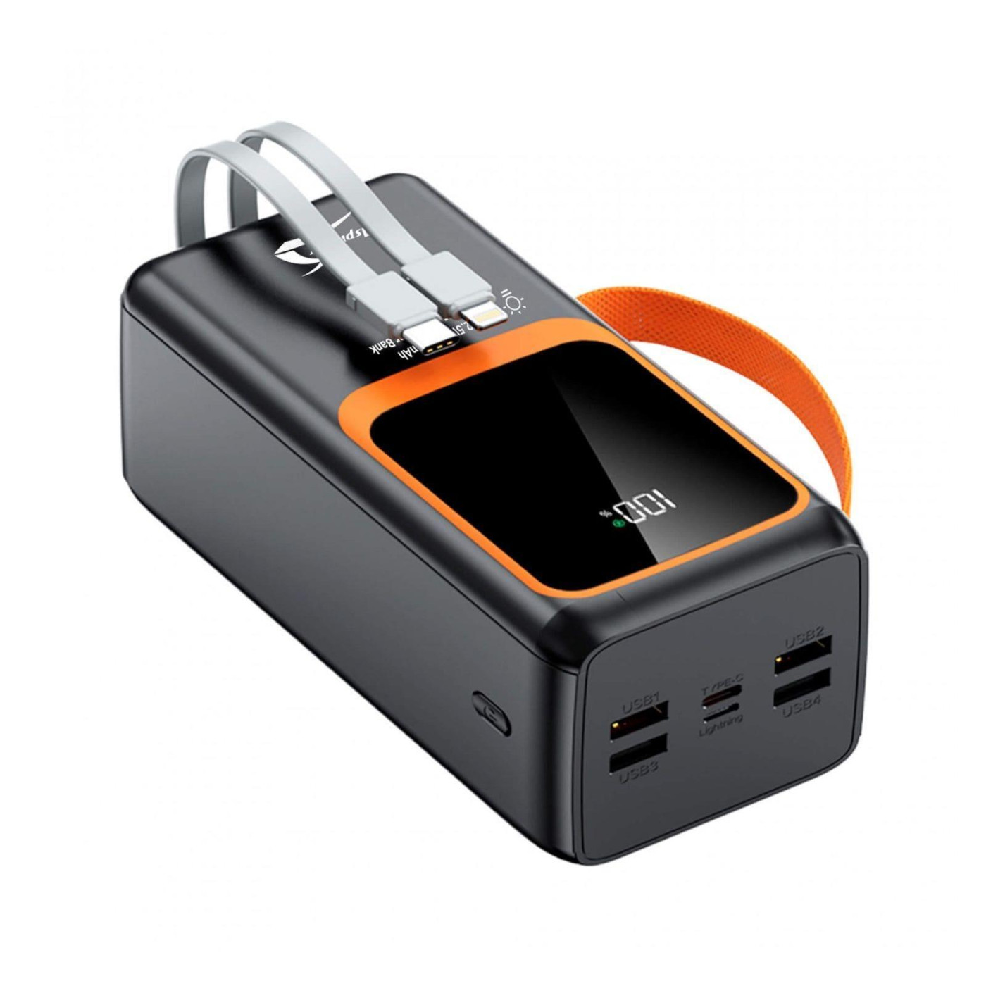 Павербанк Aspiring Black-orange 50 000 mAh / 22.5 Вт (PB-L50)