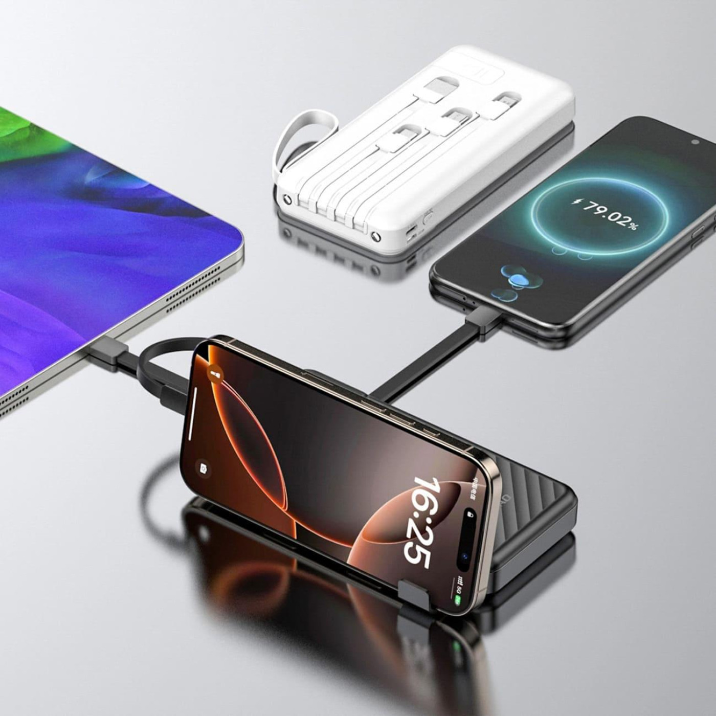 Павербанк Dudao White 10 000 mAh / 10 Вт (6977196681860)