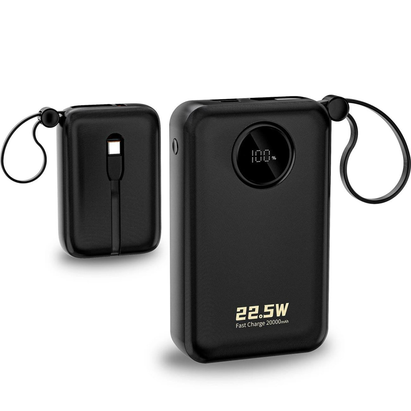 Павербанк Dudao Black 20 000 mAh / 22.5 Вт (6977196680016)