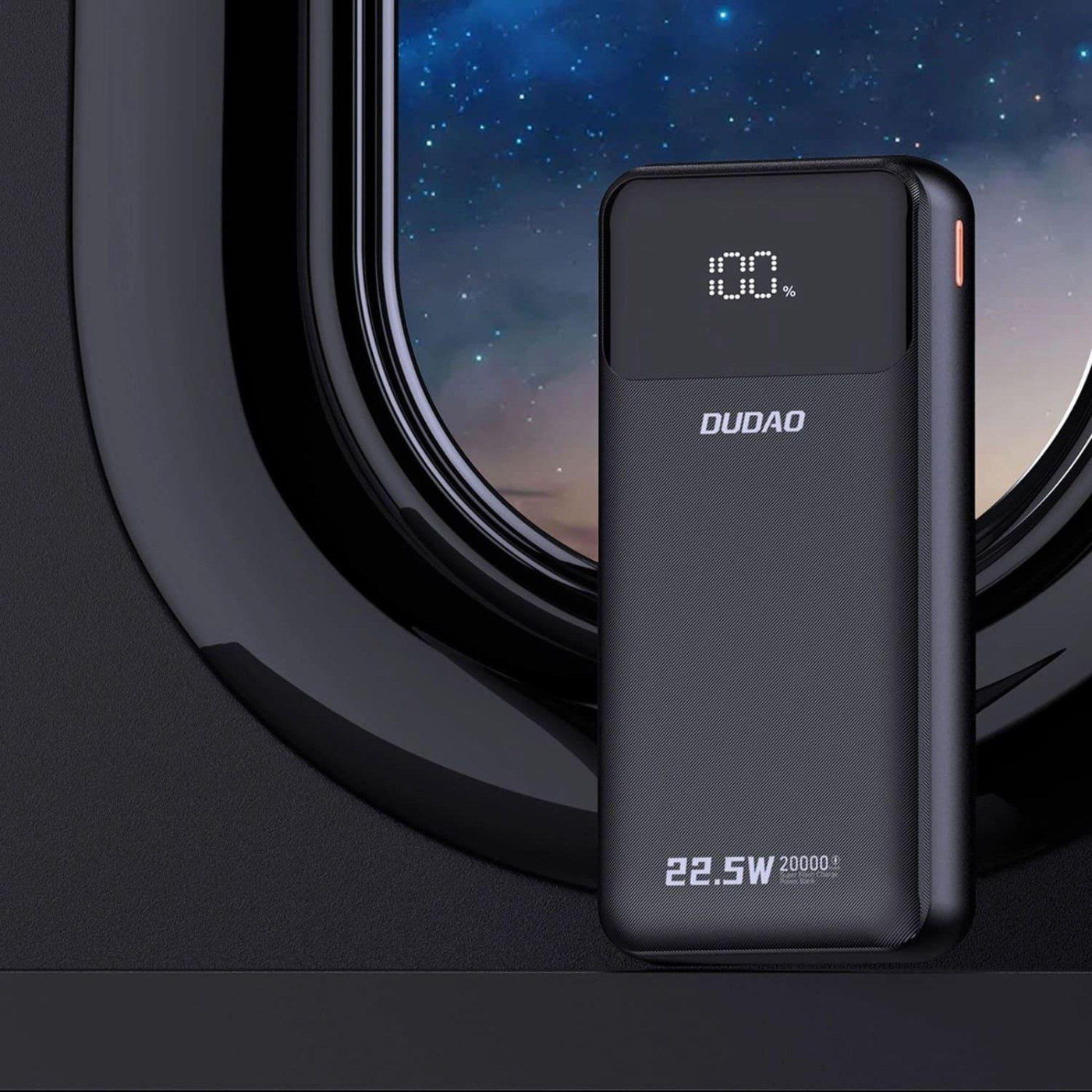 Павербанк Dudao Black 20 000 mAh / 22.5 Вт (6977196682430)