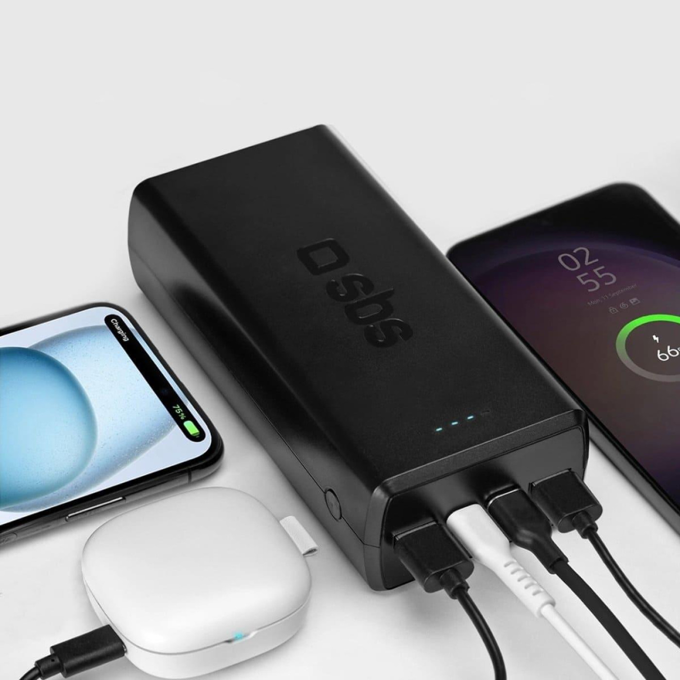 Павербанк SBS Black 30 000 mAh / 20 Вт (TTBB30000PD20K)