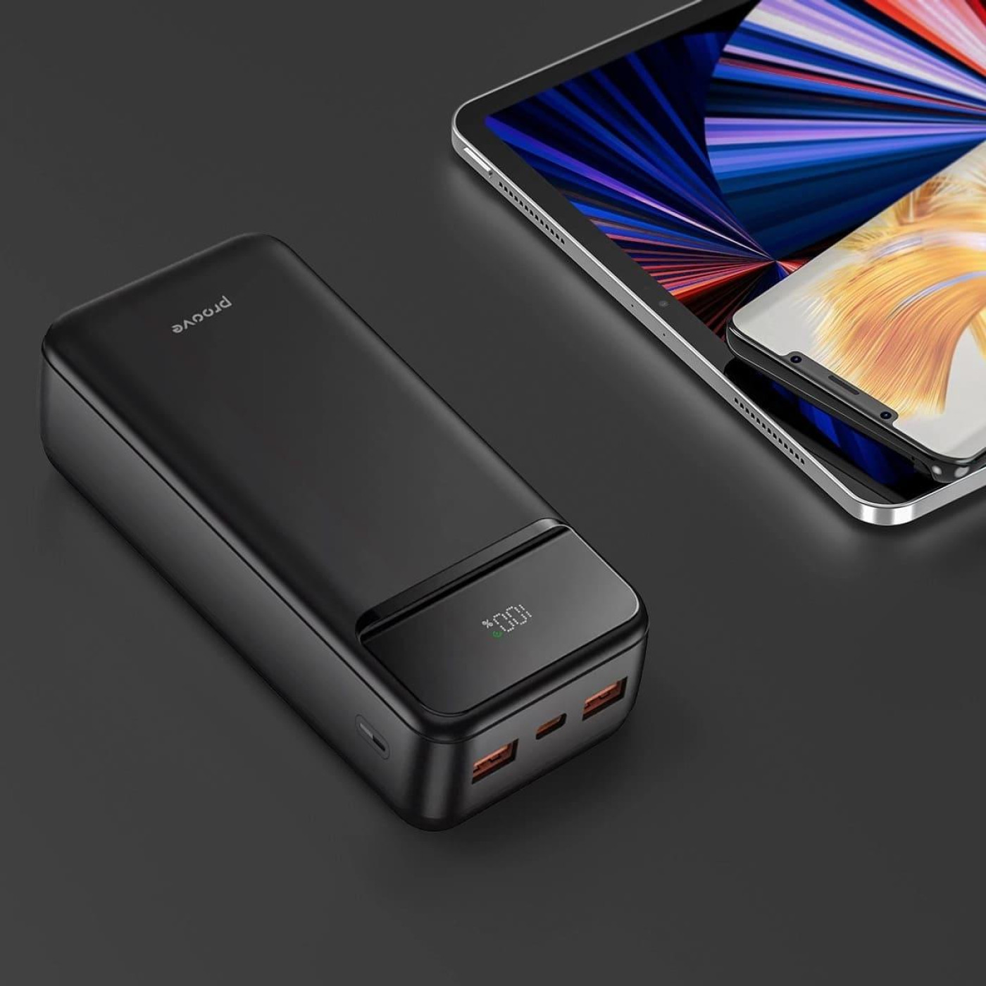 Павербанк Proove Illuminator 2 Black 30 000 mAh / 22.5 Вт (PBIP30212201)