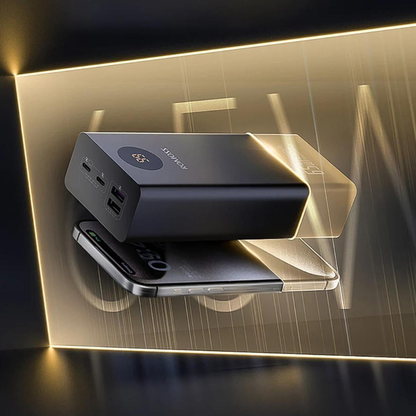 Универсальна мобильна батарея Romoss PEA27S Pro 27000mAh 65W Black (PEA27-282-2111H)