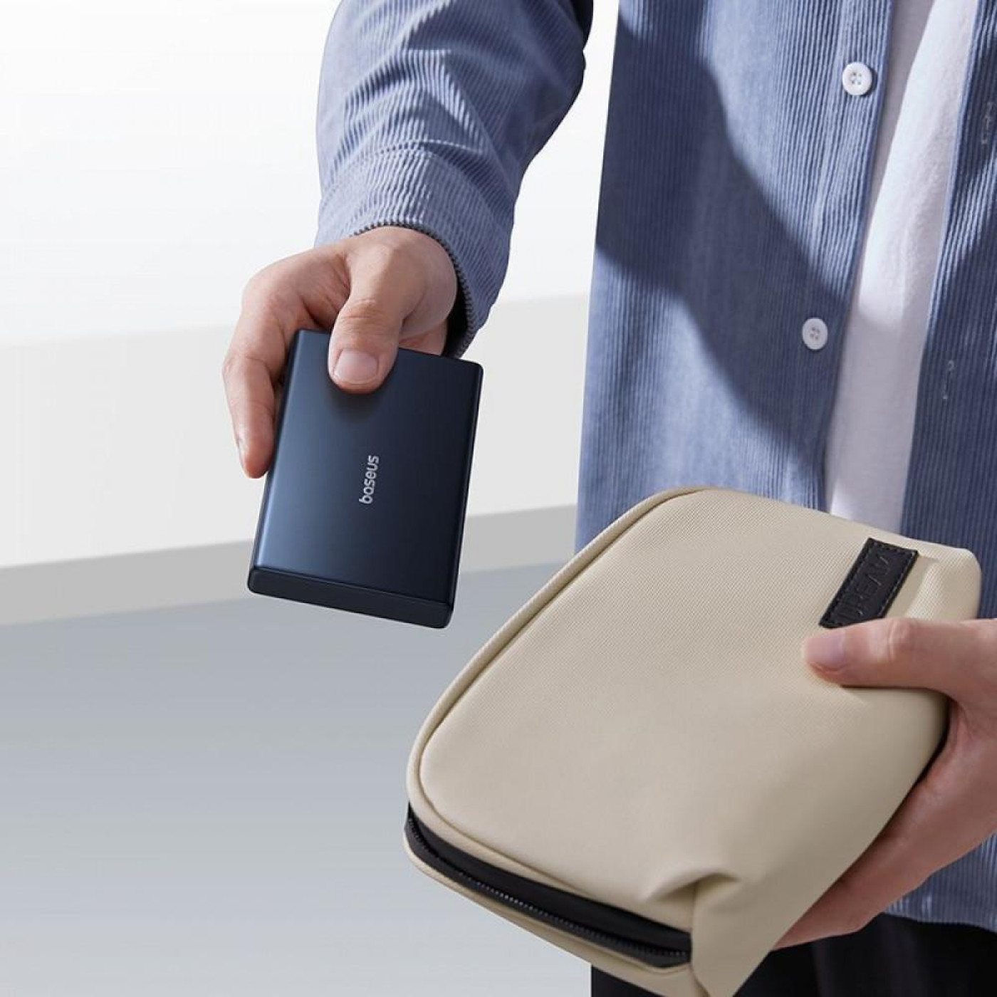 Павербанк Baseus PicoGo Digital Display Black 10 000 mAh / 20 Вт (P10076801123-00)