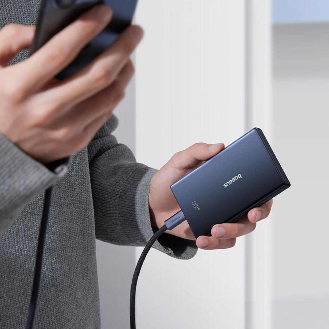 Павербанк Baseus PicoGo Digital Display Black 10 000 mAh / 20 Вт (P10076801123-00)