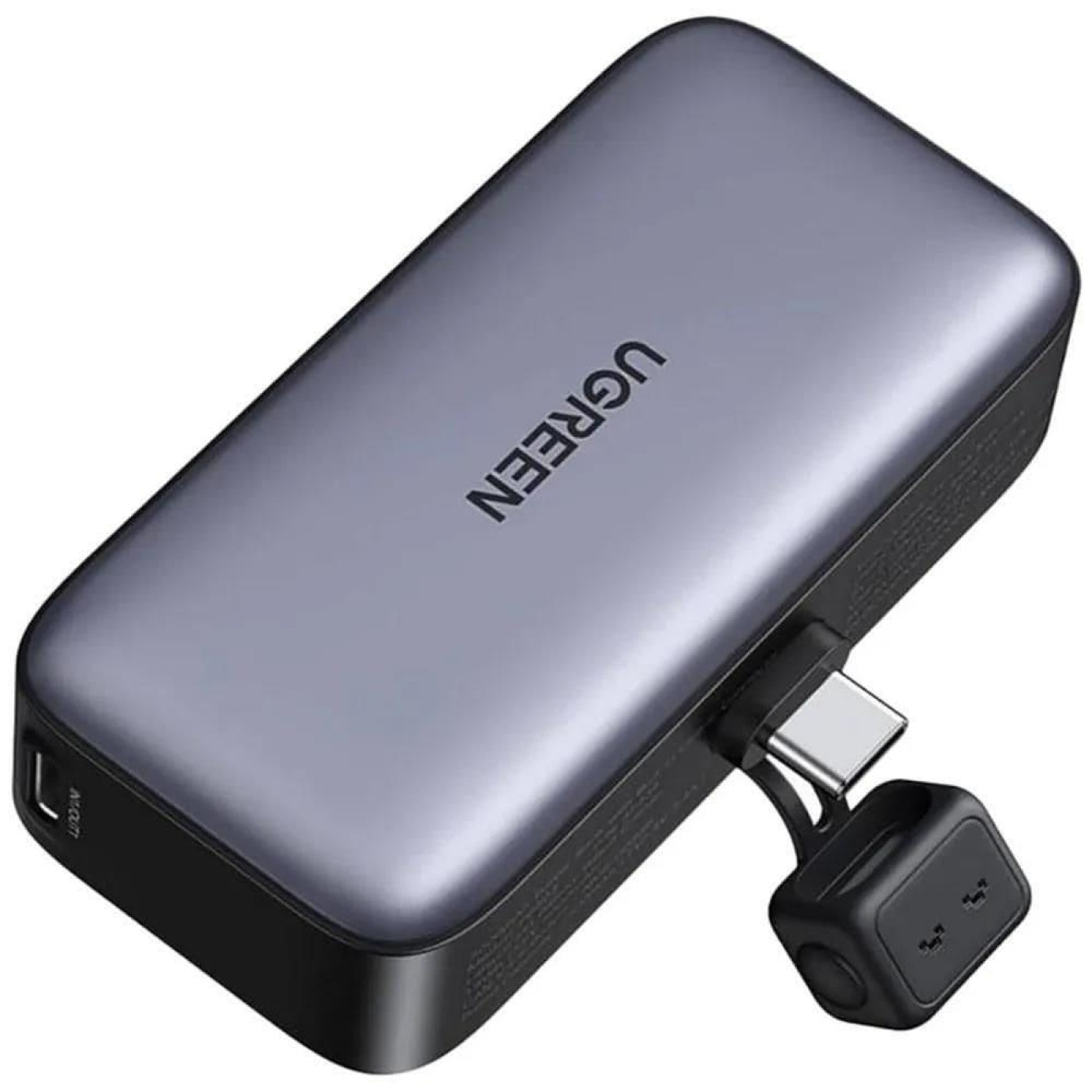 Павербанк Ugreen Gray 5 000 mAh / 22.5 Вт (35338)