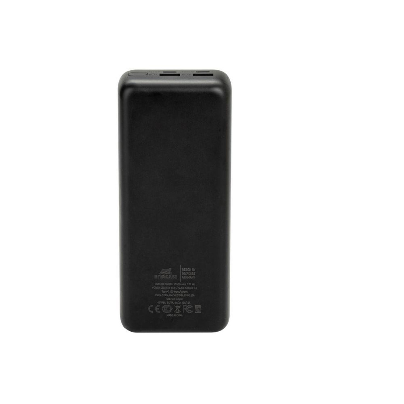 Универсальна мобильна батарея Rivacase Rivapower 30000mAh Black (VA1080)