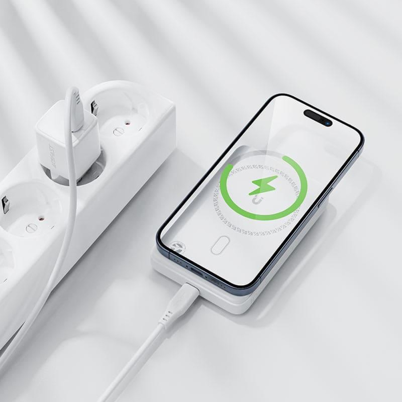 Павербанк Acefast Magnetic Wireless White 10 000 mAh / 15 Вт (6974316285212)