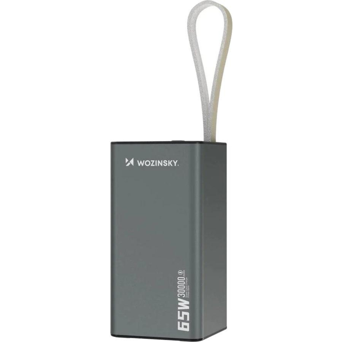 Универсальна мобильна батарея Wozinsky K65+ 30000 65W Gray (5907769364457)