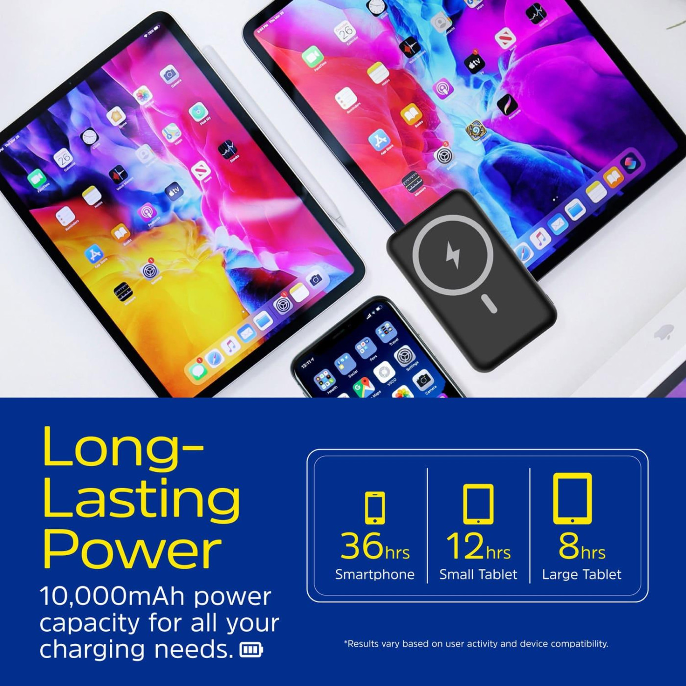 Павербанк Energizer Magnetic Black 10 000 mAh / 22.5 Вт (QM10002PQ)