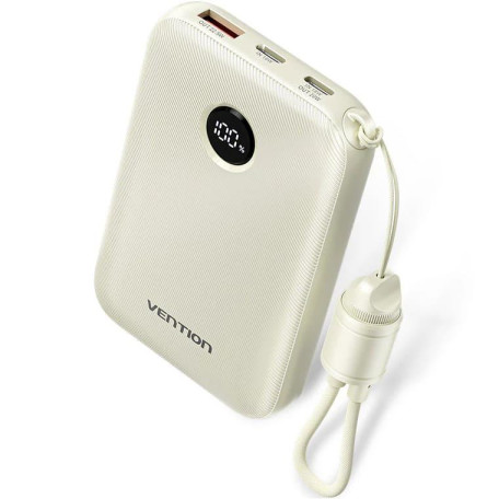 Павербанк Vention Beige 10 000 mAh / 22.5 Вт (FKAN0-C)