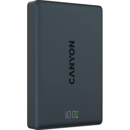 Павербанк Canyon Magnetic Black 10 000 mAh / 20 Вт (CNS-CPB511B)