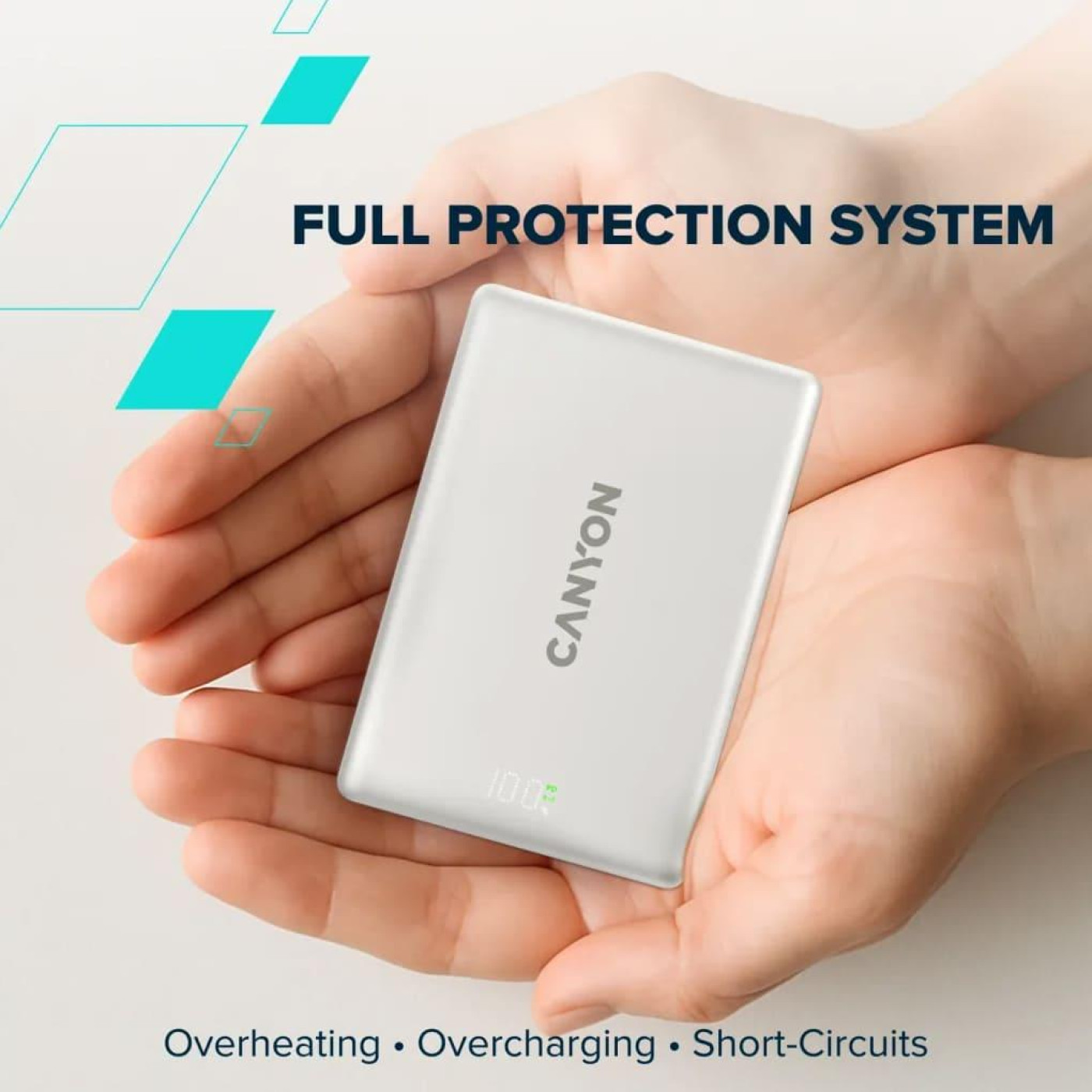 Павербанк Canyon Magnetic Gray 10 000 mAh / 20 Вт (CNS-CPB511G)