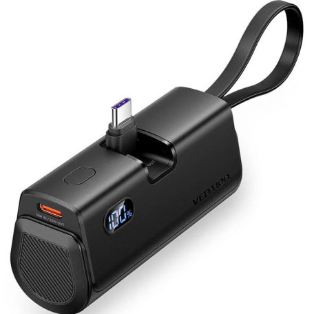 Павербанк Vention Black 4800 mAh / 22.5 Вт (FHQB0)