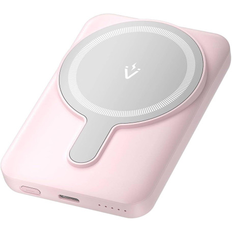 Павербанк Vention Magnetic Wireless Pink 5 000 mAh / 20 Вт (FHSP0)