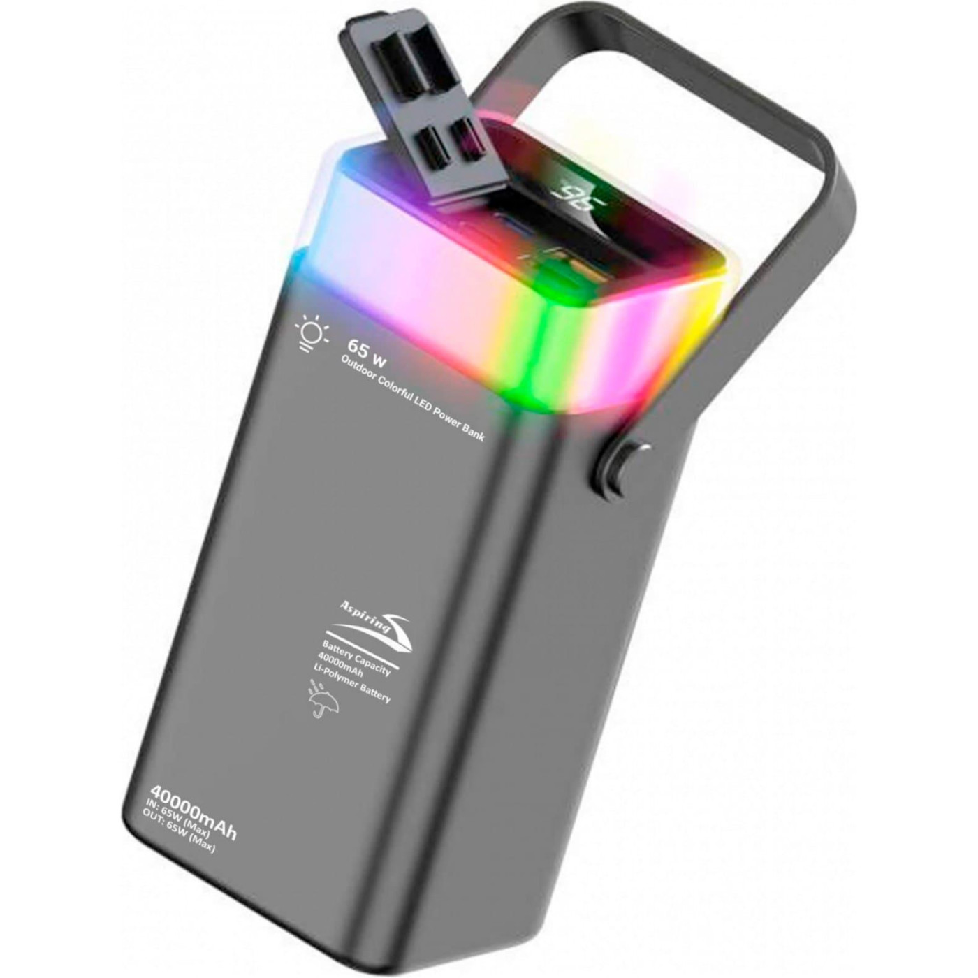 Павербанк Aspiring Vigor Black 40 000 mAh / 65 Вт (PPVG.V04)