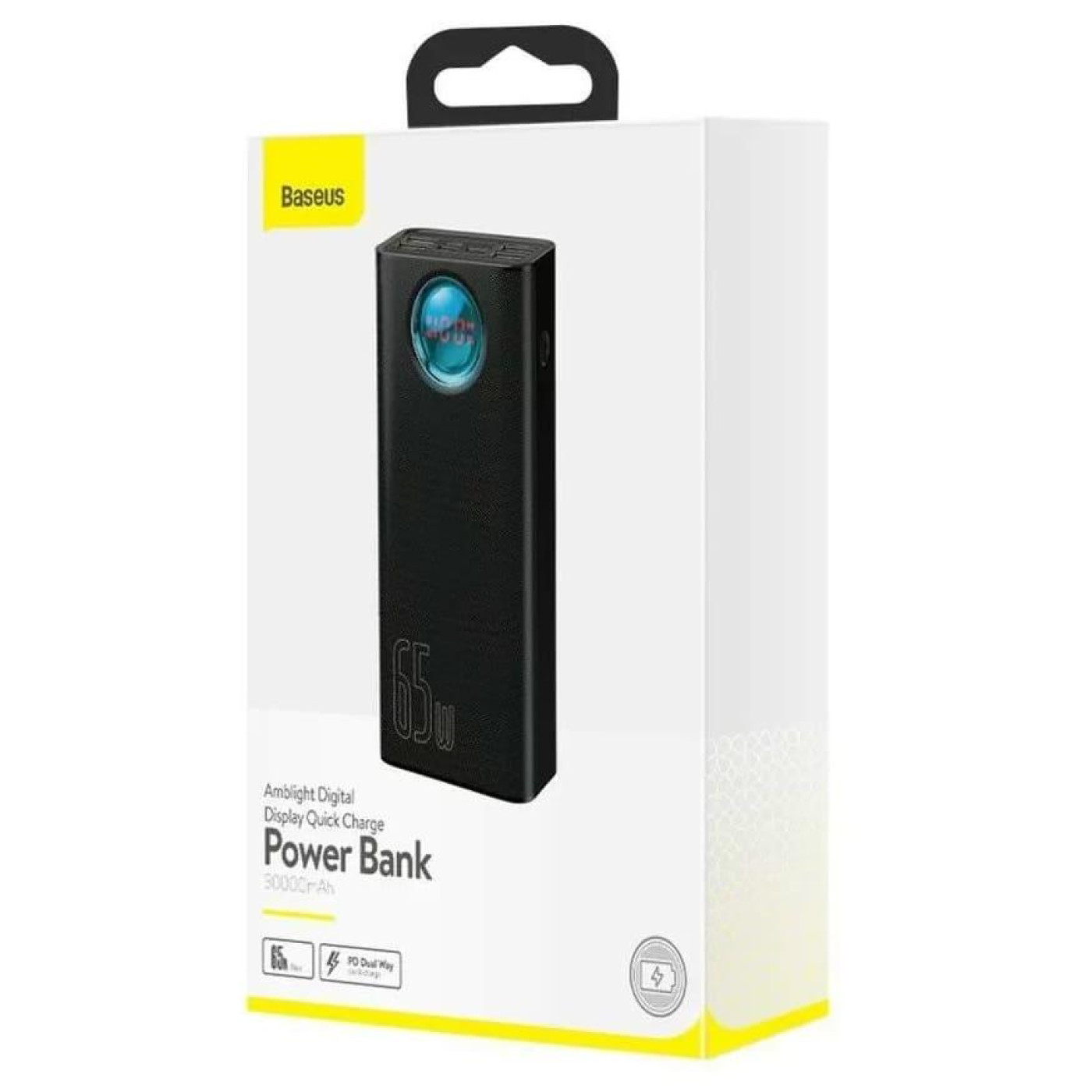 Павербанк Baseus Amblight Digital Display Black 30 000 mAh / 65 Вт (PPLG-A01) U2