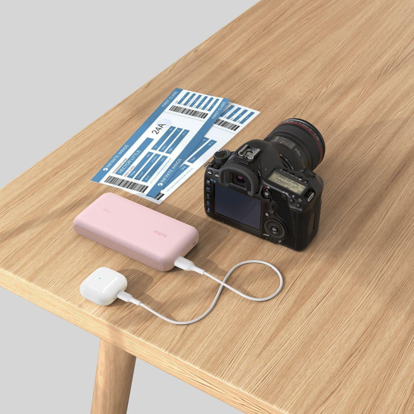 Павербанк Belkin Pink 20 000 mAh / 20 Вт (BPB024HQPK)