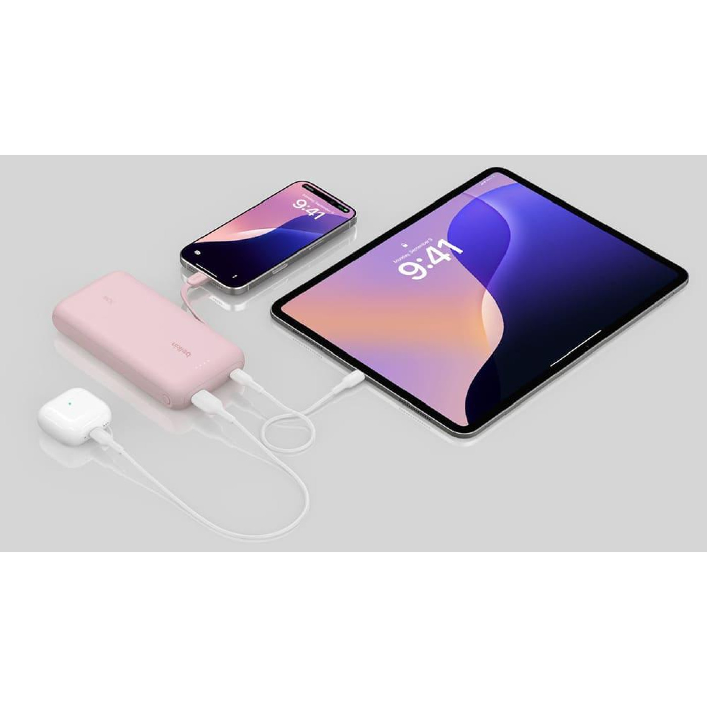 Павербанк Belkin Pink 20 000 mAh / 20 Вт (BPB024HQPK)