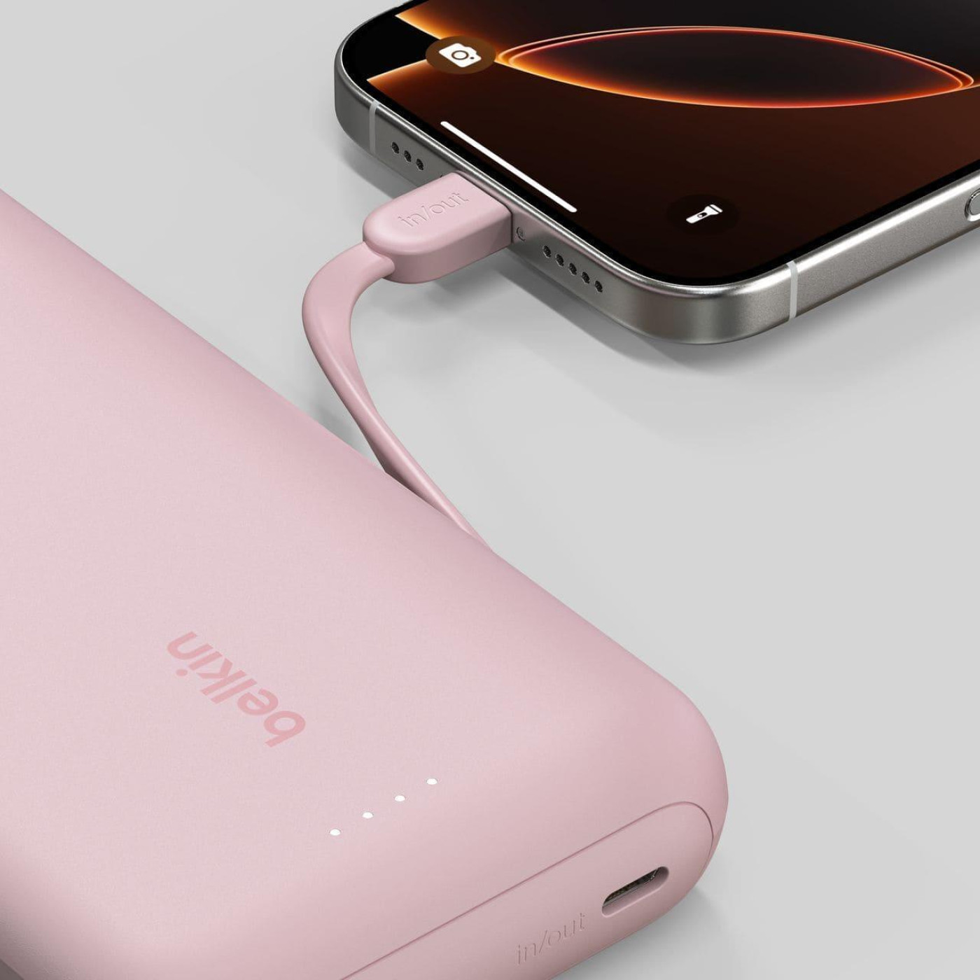 Павербанк Belkin Pink 20 000 mAh / 20 Вт (BPB024HQPK)