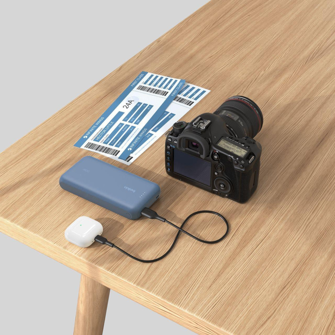 Павербанк Belkin Blue 20 000 mAh / 20 Вт (BPB024HQBL)