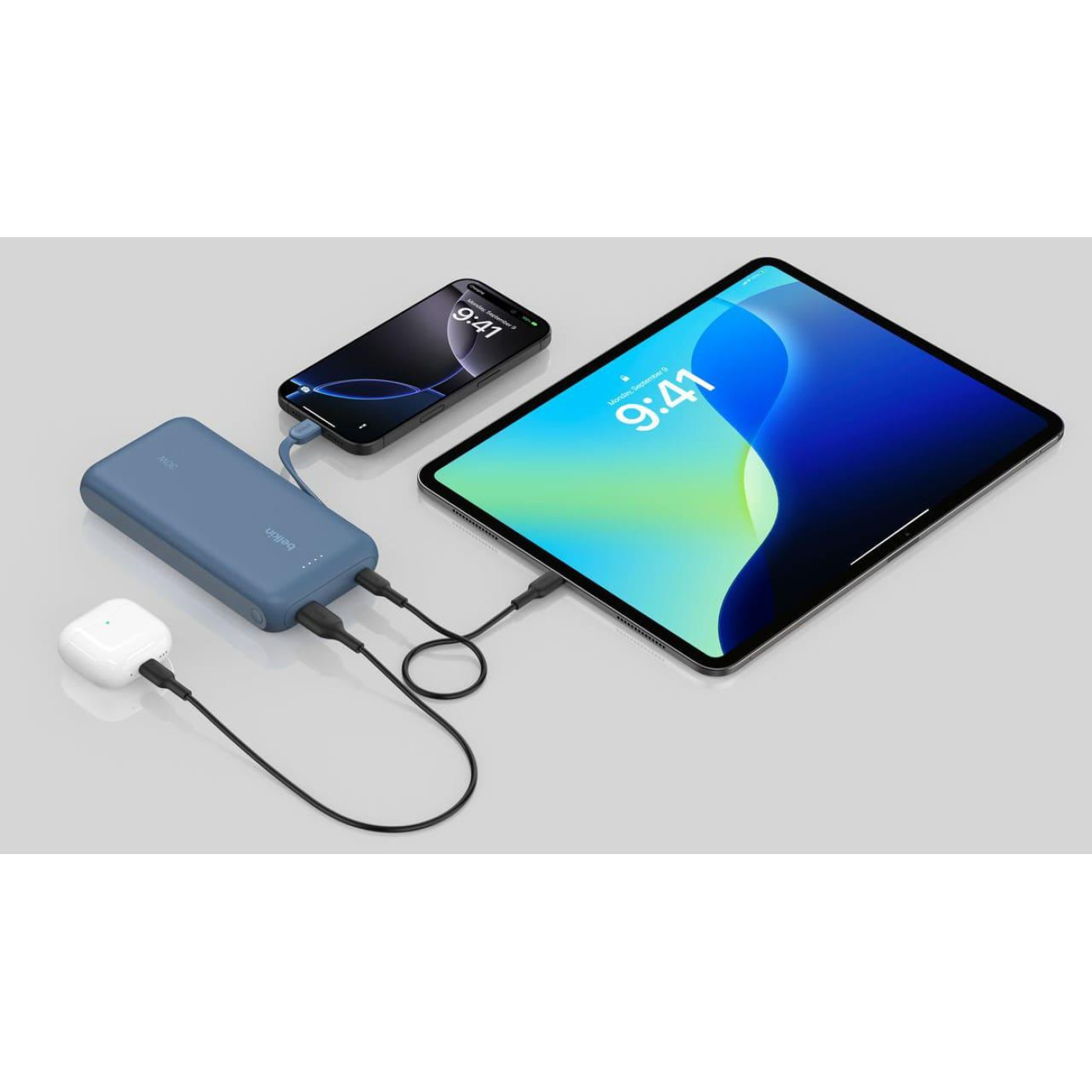 Павербанк Belkin Blue 20 000 mAh / 20 Вт (BPB024HQBL)