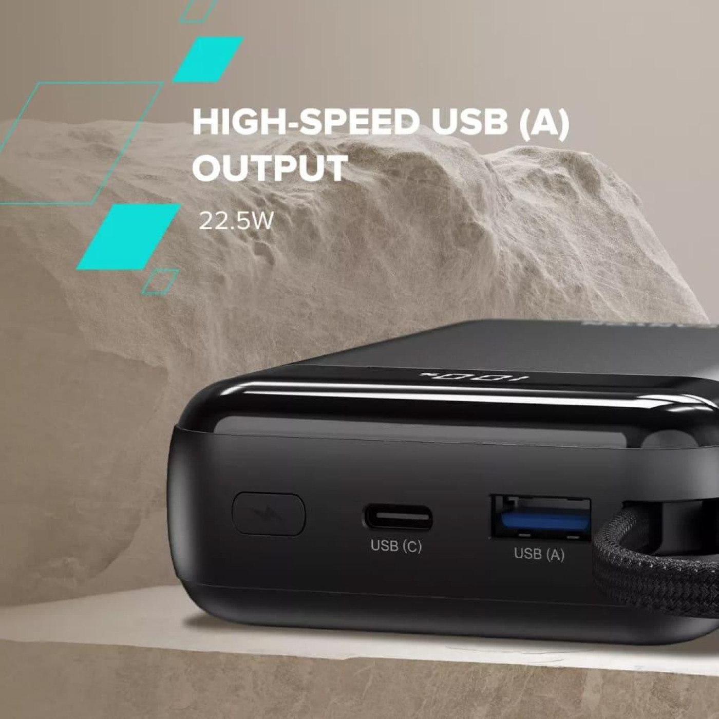 Павербанк Canyon Black 20 000 mAh / 15 Вт (CNS-CPB204B)