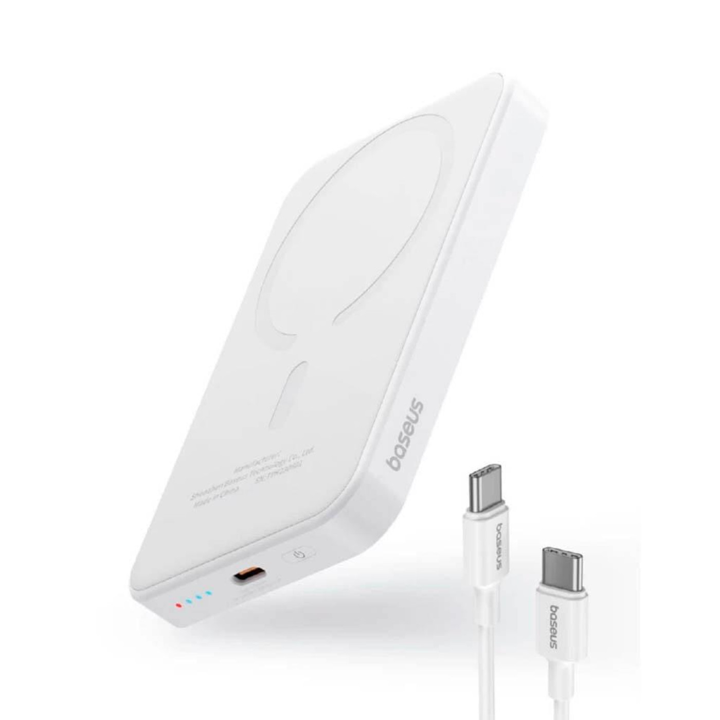 Павербанк Baseus Magnetic Mini White 5 000 mAh / 20 Вт (P10022107223-00)