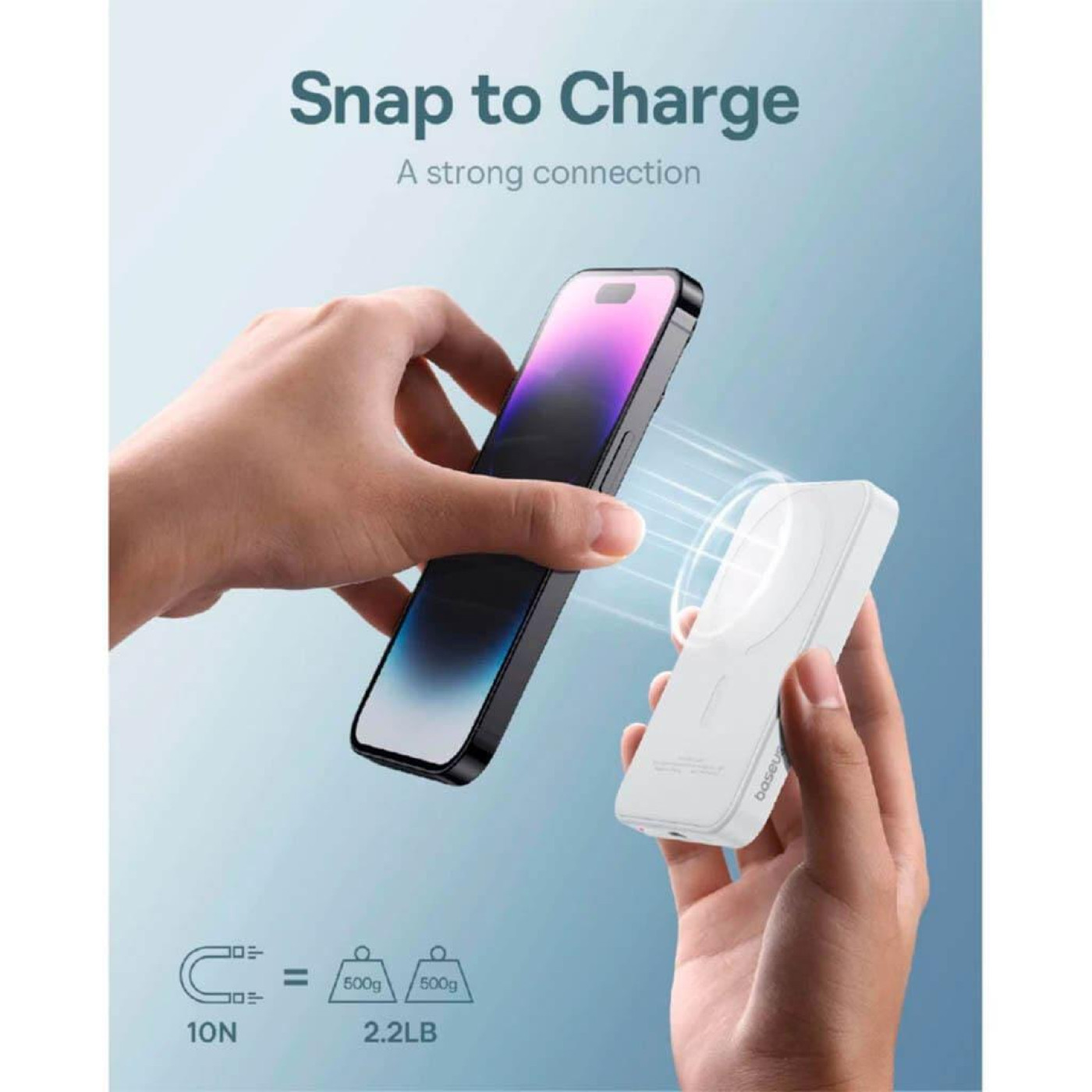 Павербанк Baseus Magnetic Mini White 5 000 mAh / 20 Вт (P10022107223-00)