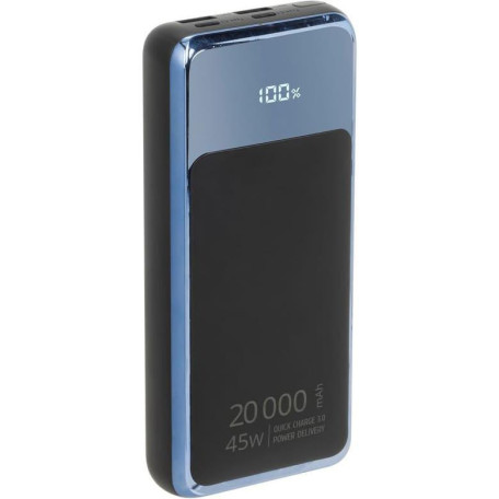 Павербанк Rivacase Black-blue 20 000 mAh / 45 Вт (VA1075)