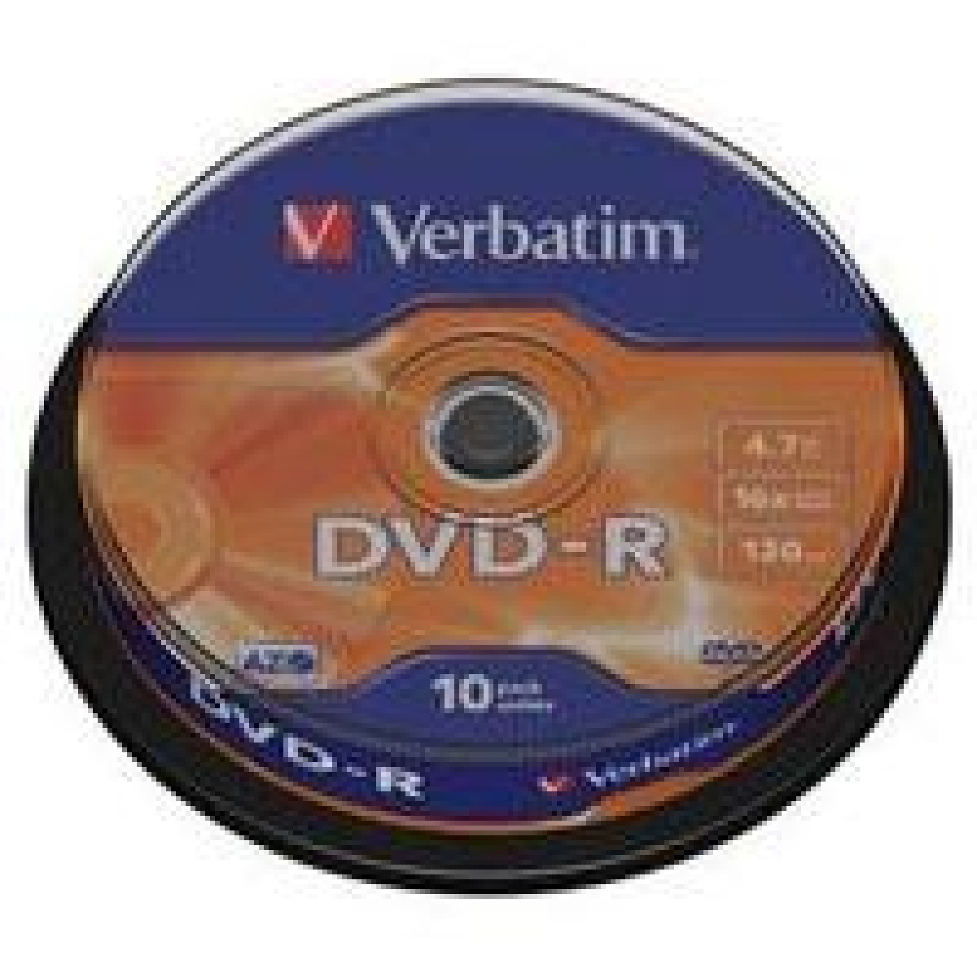 Диски Verbatim DVD-R (43523) 4.7GB 16x Cake, 10шт