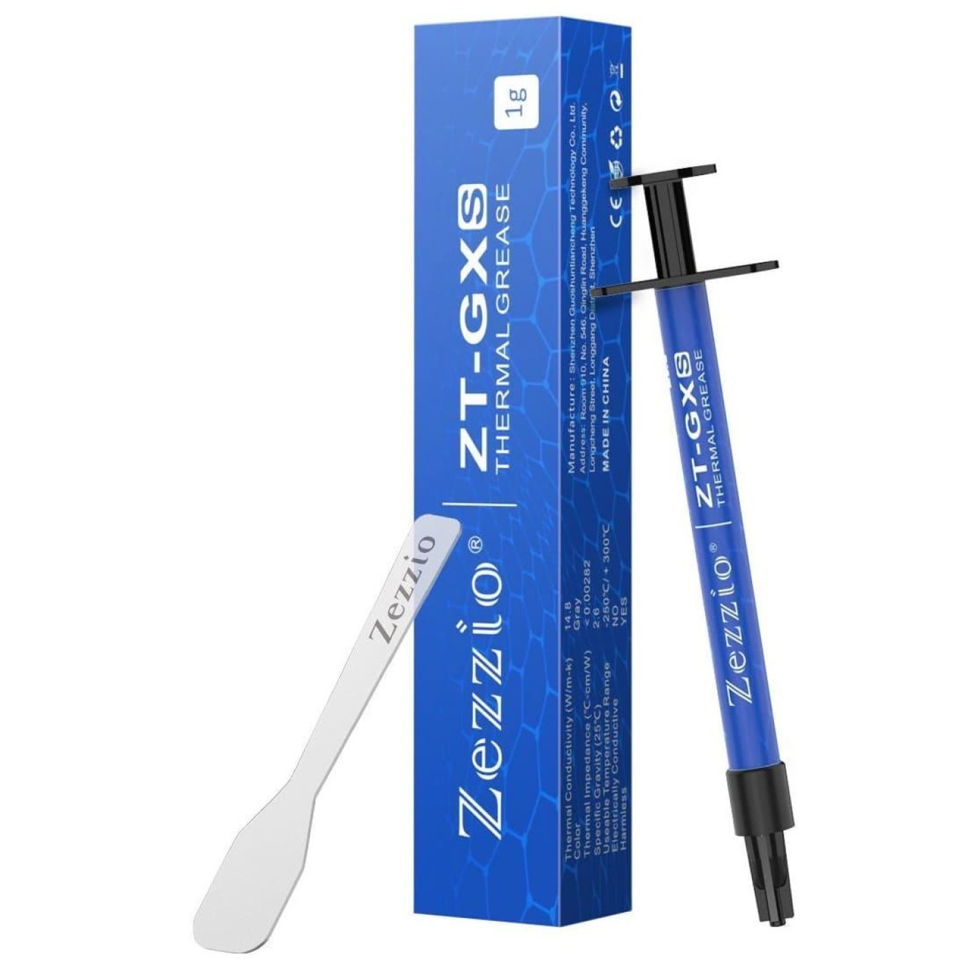 Термопаста Zezzio ZT-GXS 14.8W/mk 1 г